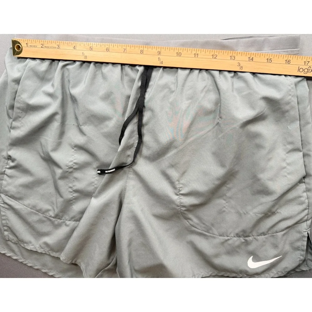 Nike Dri-FIT Stride 5 Inch Running Shorts Sage Green Lined CJ5453 | Men's XL
